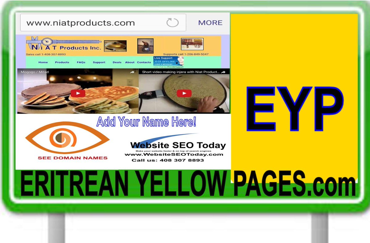 eypages's tweet image. Run advertising on Eritrean Yellow Pages EritreanYellowPages.com #EritreanYellowPages #ads #business
