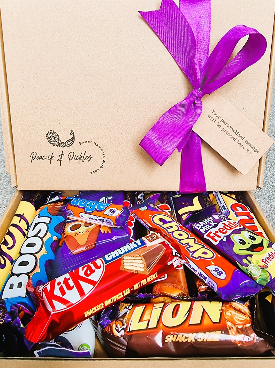 PeacockChoc's tweet image. Chocolate Bar Gift Box | Personalised Postal Present | Cadbury Selection Hamper tuppu.net/1dec8382 #handmadefurniture #chocolate #Photography #rusticfurniture #lakedistrict #greetingscard #birthday #shelving #housewarming #homeoffice #ChocolateGift