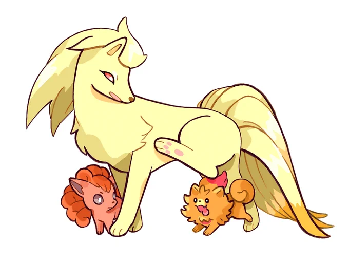 Just bc it looks like vulpix doesn't mean it belongs to ninetails. [pokemon]