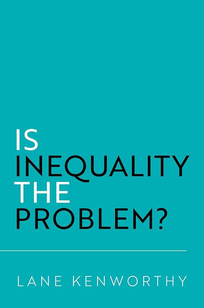 VincentGeloso's tweet photo. Finished reading this over the weekend. Decent book, worth buying and keeping. 

Lane Kenworthy’s Is Inequality a Problem? leaves the reader with a fairly simple conclusion: many of the commonly asserted links between inequality and social outcomes (e.g., life expectancy, health inequality, trust, democratic institutions) rest on weak empirical foundations or, when the foundations are stronger (e.g., democracy) it is not clear whether one can say that "increasing inequality" in the last decades (debatable to a certain degree if you buy Auten and Splinter's work) explains much of people want it to explain even if there is a kernel of truth (e.g., the wealthy have more voice, its not clear if they really got more of it in the last decades). 

In other words, the case that inequality broadly undermines society is much less substantiated than is often claimed. This is somewhat surprising coming from Kenworthy, who is clearly situated on the social democratic left.

In a way, however, that is precisely what makes the book compelling. Rather than relying on overstated or weak auxiliary arguments, Kenworthy narrows the case for redistribution to its strongest form: improving the condition of the poor and expanding their opportunities. 

There is no attempt to “fluff” the argument with questionable claims (I think of the recent work of Julia Cagé which is interesting but ultimately unconvincing against the general pattern and probably offers no case for the cure and its promises)  about wide-ranging social harms. Instead, the book suggests that if one supports redistribution, it should be on those direct grounds alone.

Whether one ultimately agrees or not, this is the most intellectually serious version of the case for redistribution. It also the hardest to engage with, precisely because it forces one to confront trade-offs and alternatives more carefully. In that sense, the book is refreshingly honest. A very decent read.