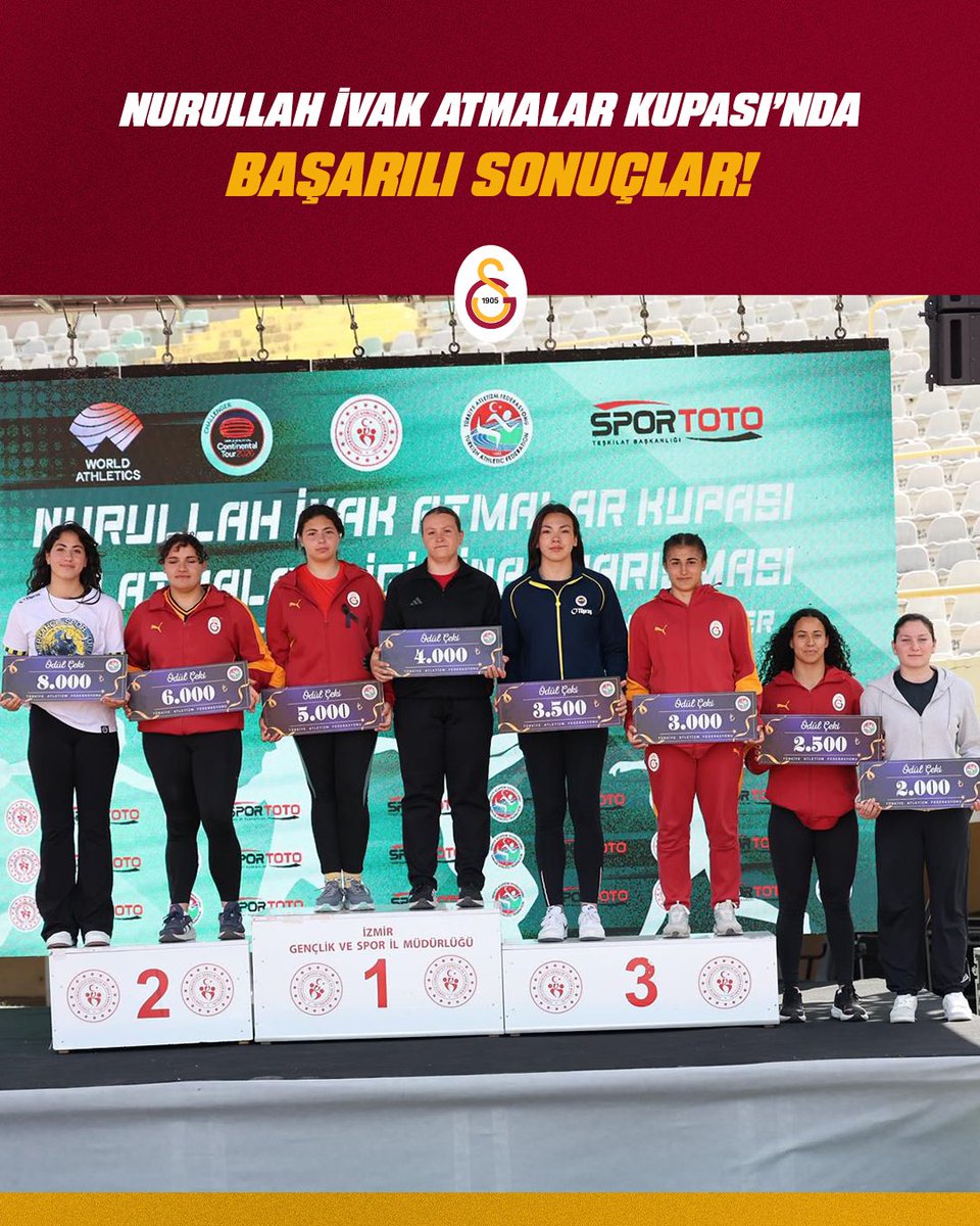 Galatasaray Atletizm tweet media