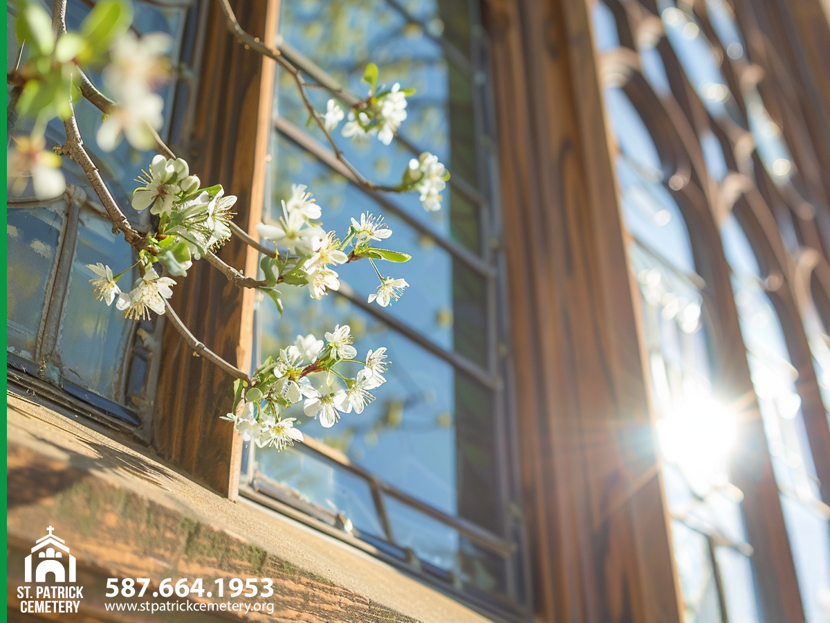 stpcemetery403's tweet image. St. Patrick Cemetery isn’t just a landmark; it’s a sanctuary. From our iconic 1904 Carpenter Gothic church to the budding trees that line our paths, we offer a space that feels like a warm embrace.

#Calgary #Midnapore #Heritage #yyc