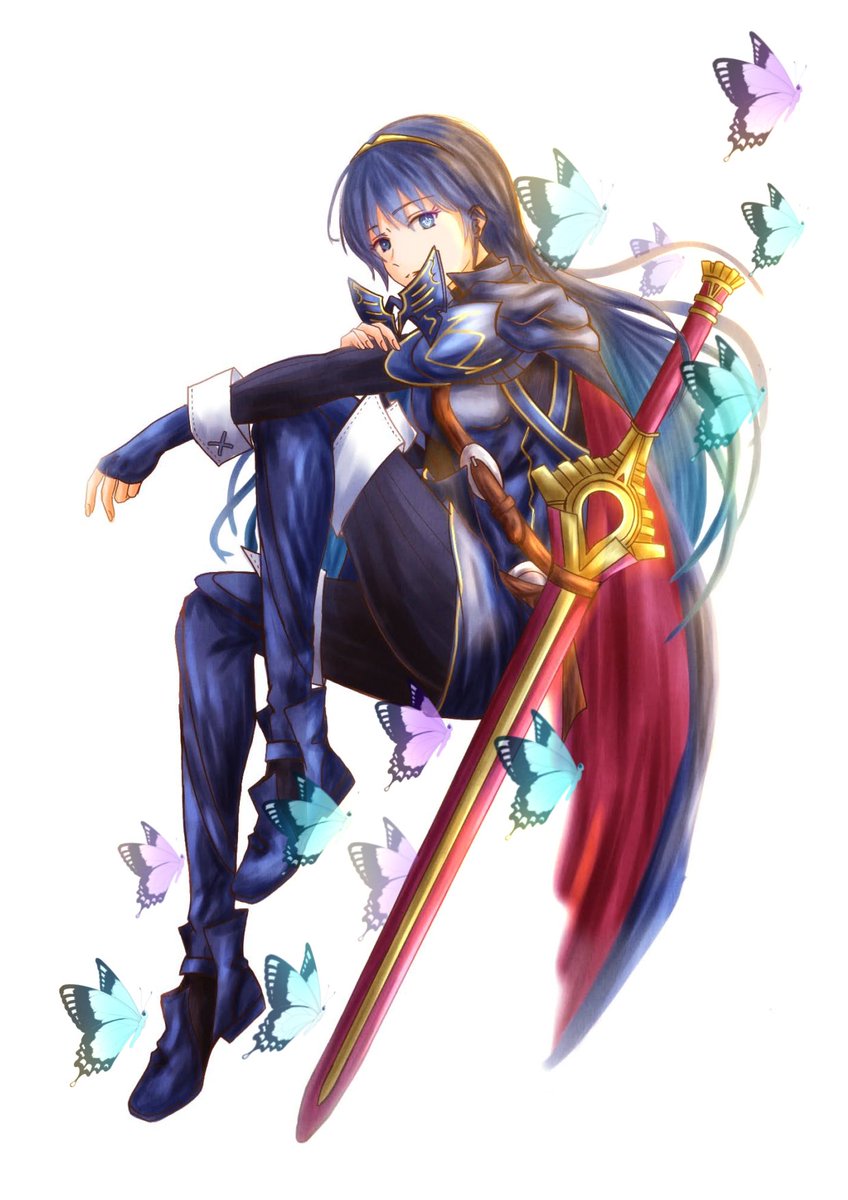 誕生日絵は描かないと豪語したくせに描いちゃった、ルキナお誕生日おめでとう！