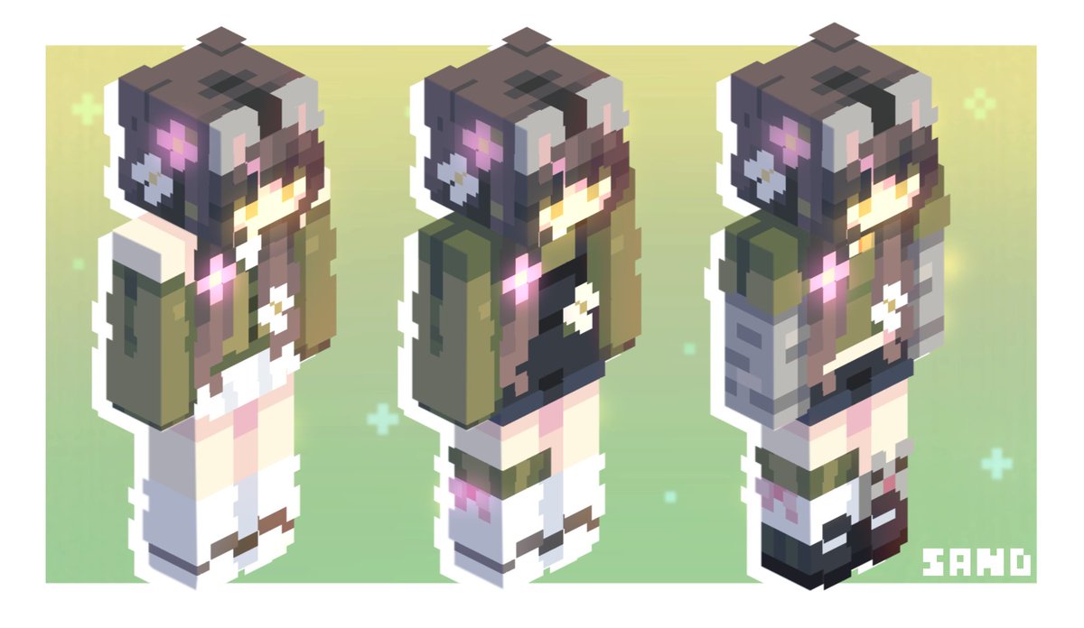 sandrinasis's tweet photo. i think this is one of my fav coms!! such a cute character i got to work on ^^

#minecraft #minecraftskins #minecraftskincommissions #minecraftrenders https://t.co/hrNShaIoxX