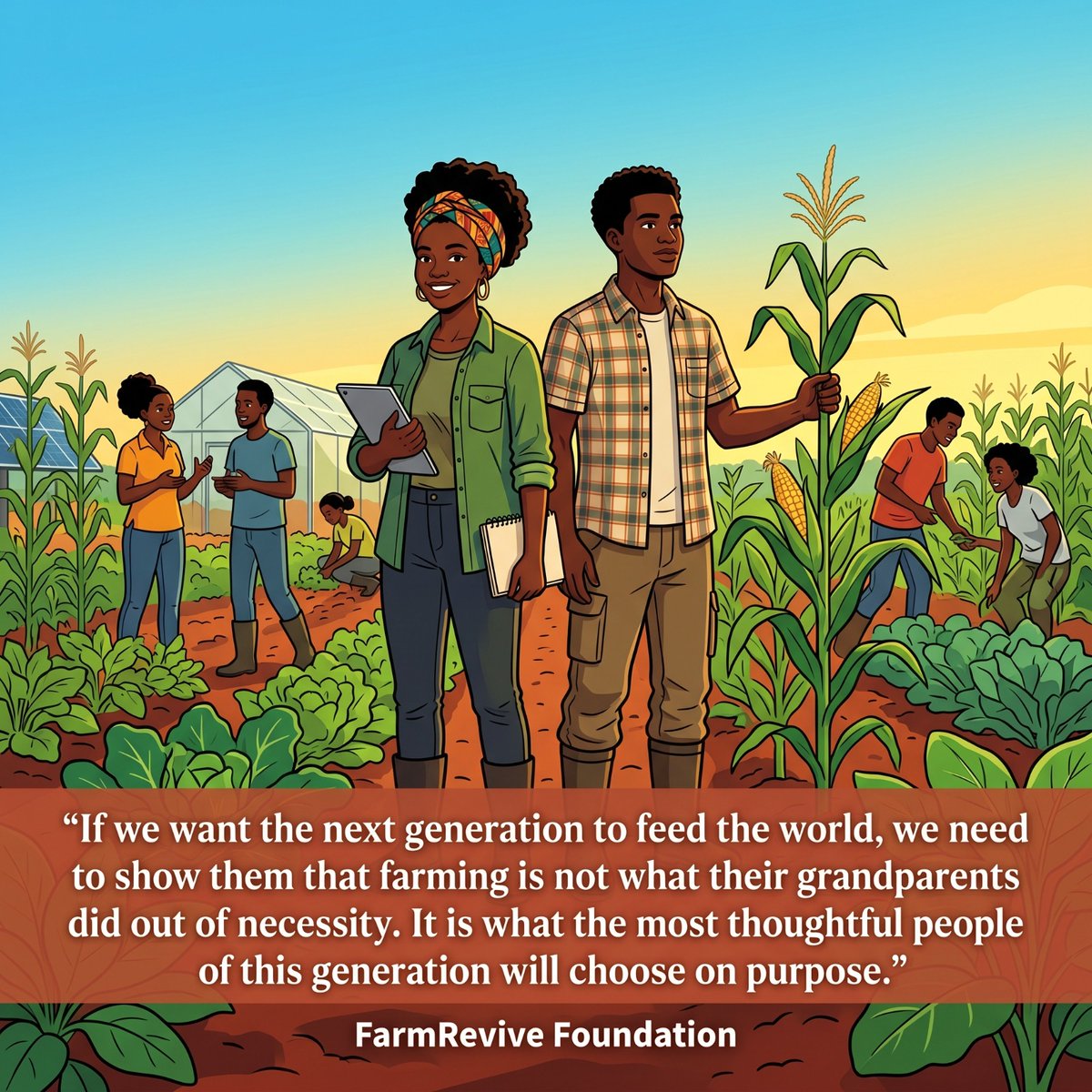 Farmrevive_F's tweet photo. Agriculture is a necessity in our current world and for the future.

Join the movement today!

#agriculture #growth #sustainability #sustainableagriculture #technology https://t.co/2dFqyZQBac