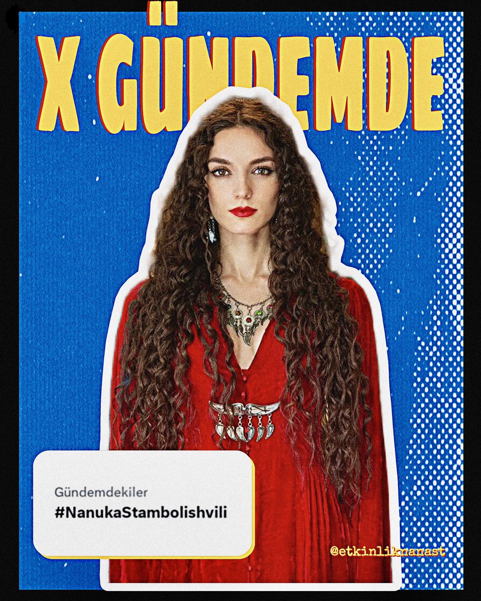 yaniiii they wrote some news about her new project and she is trending now 🤌🏻💥 good luck canukam can’t wait to see you 🌟

#NanukaStambolishvili #İnsanlar