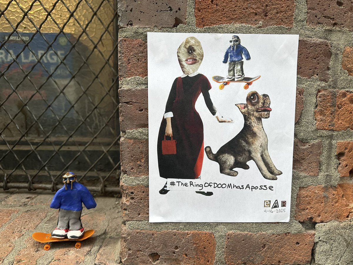theringofdoom's tweet photo. TheRingOfDOOM has a posse of over 300 collage character friends… https://t.co/UFrwsztUAU