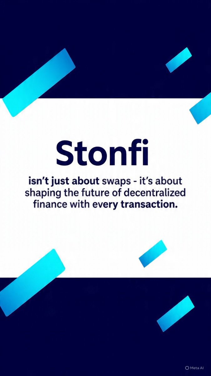SKajiji14199's tweet image. “Stonfi isn’t just about swaps—it’s about shaping the future of decentralized finance with every transaction.”
#Stonfi #DeFiFuture #Web3Growth
Want a few with a more bold or motivational tone?