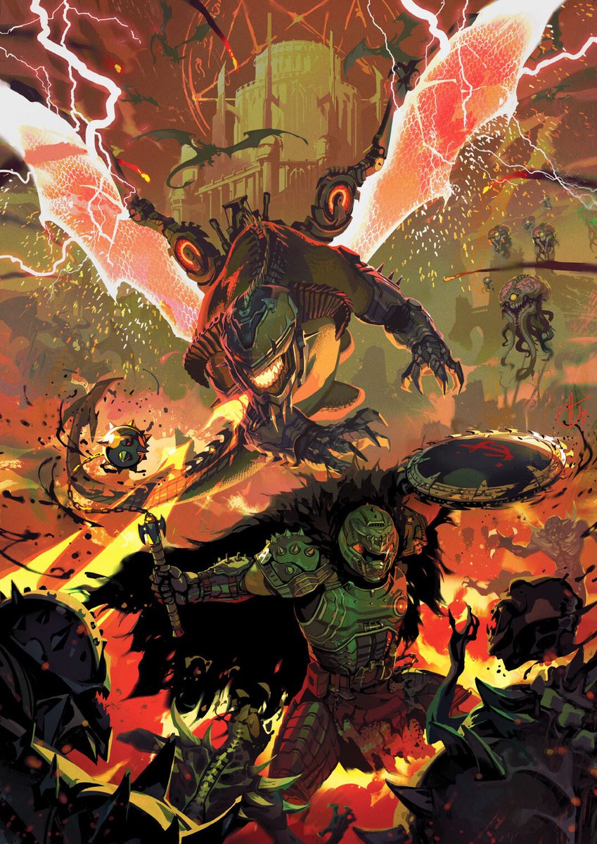 Boomer Shooter Art tweet media