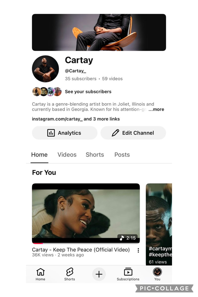_cartay's tweet photo. Do the hard work now.
So you can enjoy the ease of life later.

Subscribe to my YouTube channel and check out Keep The Peace!
The link is on my bio.
#cartaymusic #keepthepeace #youtube #worknow #playlater 

https://t.co/QlgeMKn0py https://t.co/imZ6109ci5