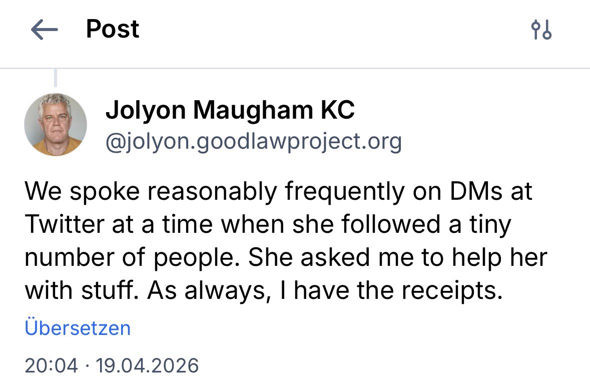 EvaPoen's tweet photo. @HJoyceGender @TheBartonnz He sent her DMs! Therefore, they were friends 🤷‍♀️ https://t.co/i1amVRu3e0