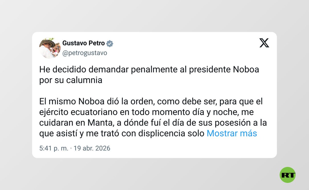RT en Español tweet media