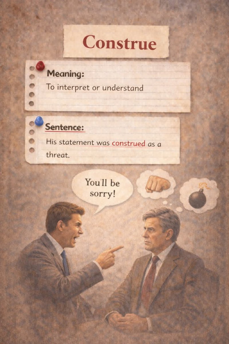 abinmuscat's tweet photo. What does construe mean ? https://t.co/ua6BPo7abW