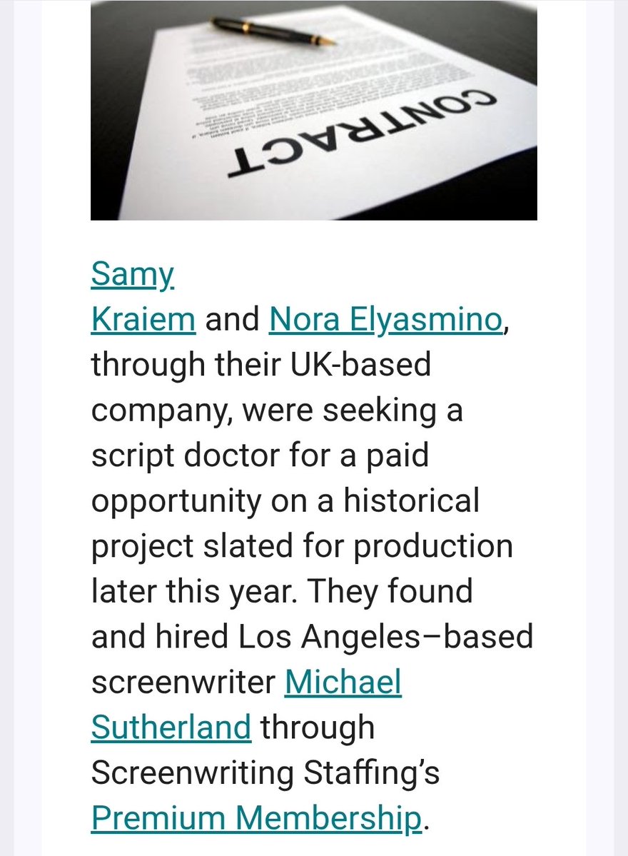 Screenwriting Staffing tweet media