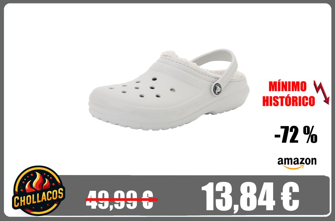 Canalchollacos's tweet image. 🔥CROCS FORRADAS NIÑOS #Amazon  #Moda

❌ Antes: 49,99€
🔥 PRECIO OFERTA: 13,84€🔥
🔰 Enlace: amzn.to/4tZ3lRn

🔥 Crocs Classic Lined Clog K, Zuecos Unisex niños

🖥 Chollacos.com