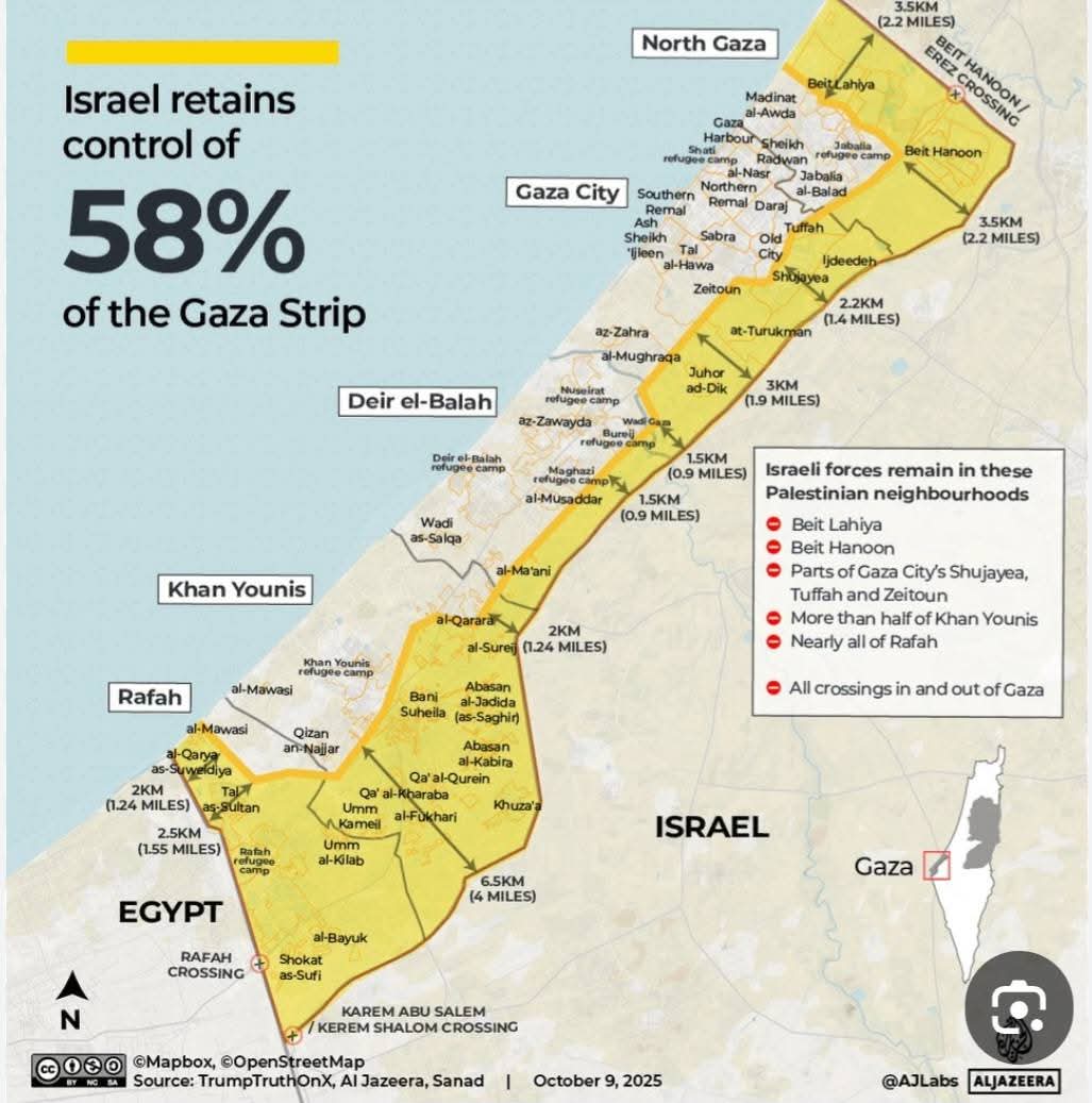 alaafromgaza92's tweet image. Yellow line in Gaza. Yellow line in #Lebanon. Yellow line is Syria. #Israel can't get enough!!!!