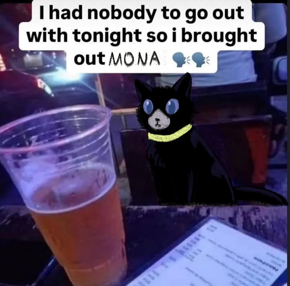 how it feels in p5 always having morgana in his bag