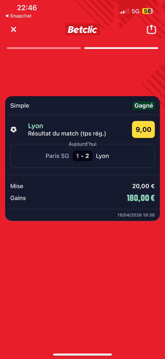 Et si je vous disais que je la sentais cette victoire..