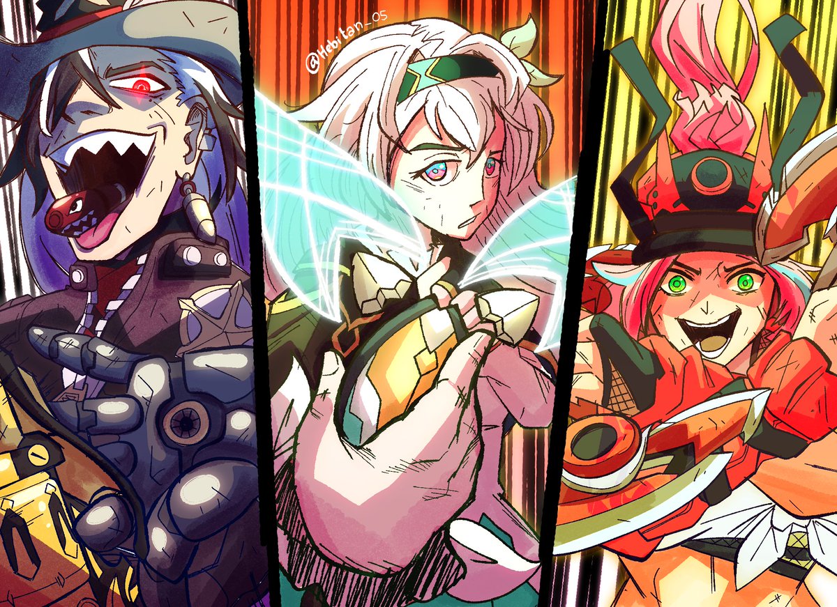 Without balloon dialogue and elemental symbol version