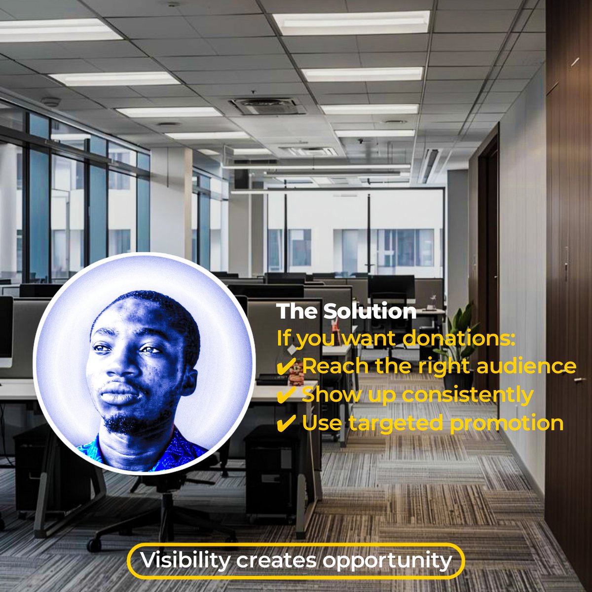 Nour717263's tweet image. Most people think their campaign isn’t working…
But the truth
It’s not even being seen.
No visibility = no trust
No trust = no donations
If people don’t see you, they can’t support you.
Fix visibility, and results will follow.
#Crowdfunding #MarketingStrategy #VisibilityMatters