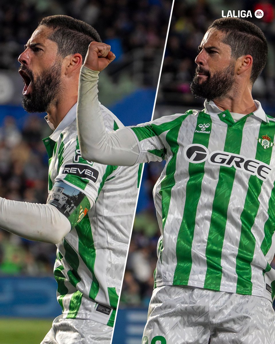 LaLiga's tweet image. El mago del @RealBetis está de cumple. 🪄

¡Muchas felicidades, @isco_alarcon! 💚🤍 

#LALIGAEASPORTS