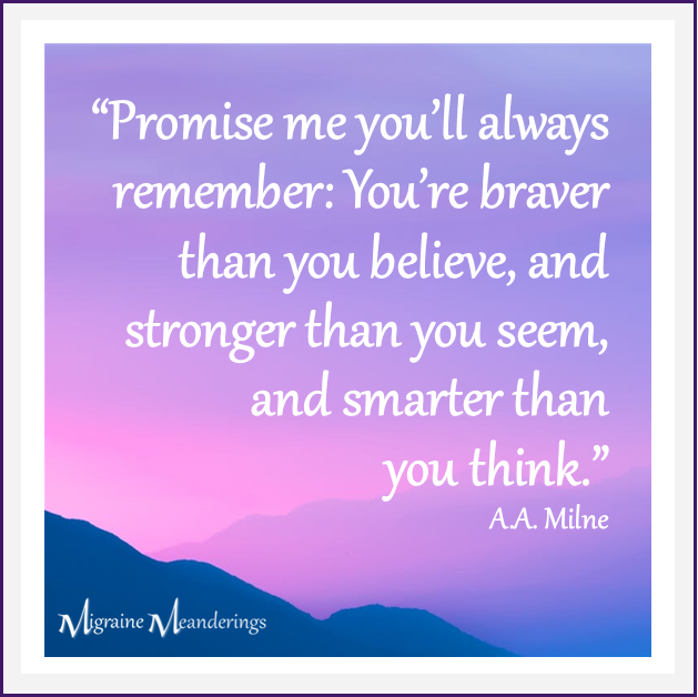 migrainemeander's tweet image. Living with migraine disease can make us question just about everything. If and when you do, please remember:

#migrainemeanderings #migraine #migraines #spoonie