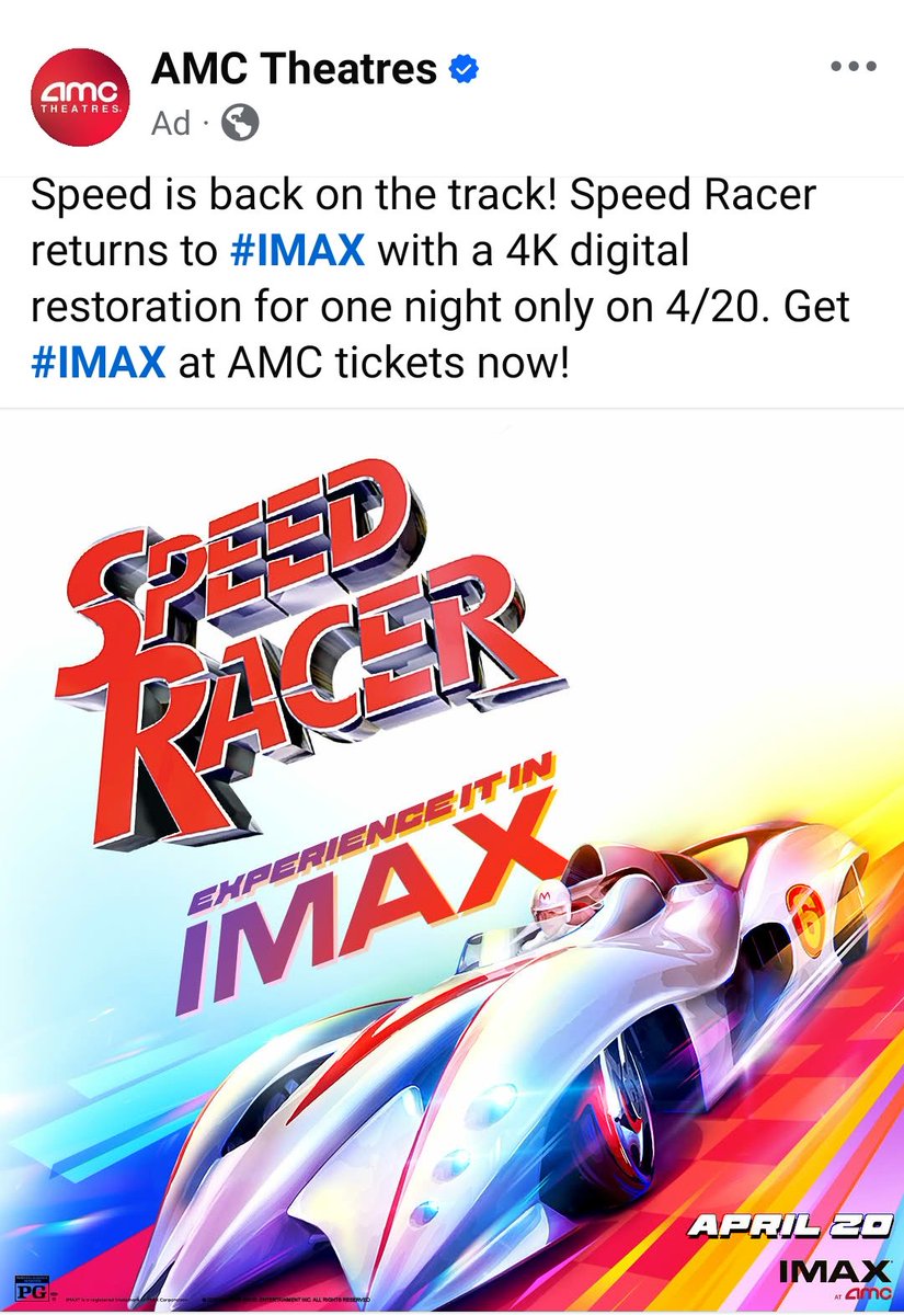 TheFerrarikid13's tweet photo. QUICK SOMEONE TELL MS.PIPPA THAT TOMORROW ""SPEED RACER"" IS BACK IN IMAX THEATERS TOMORROW!!!🎞🎥🎬🏎🏎🏎🏎🏁🏁🏁🏁🏁
#Pippa #Pippkin #PippkinaPippa #SpeedRacer https://t.co/4TJETJ7jPR