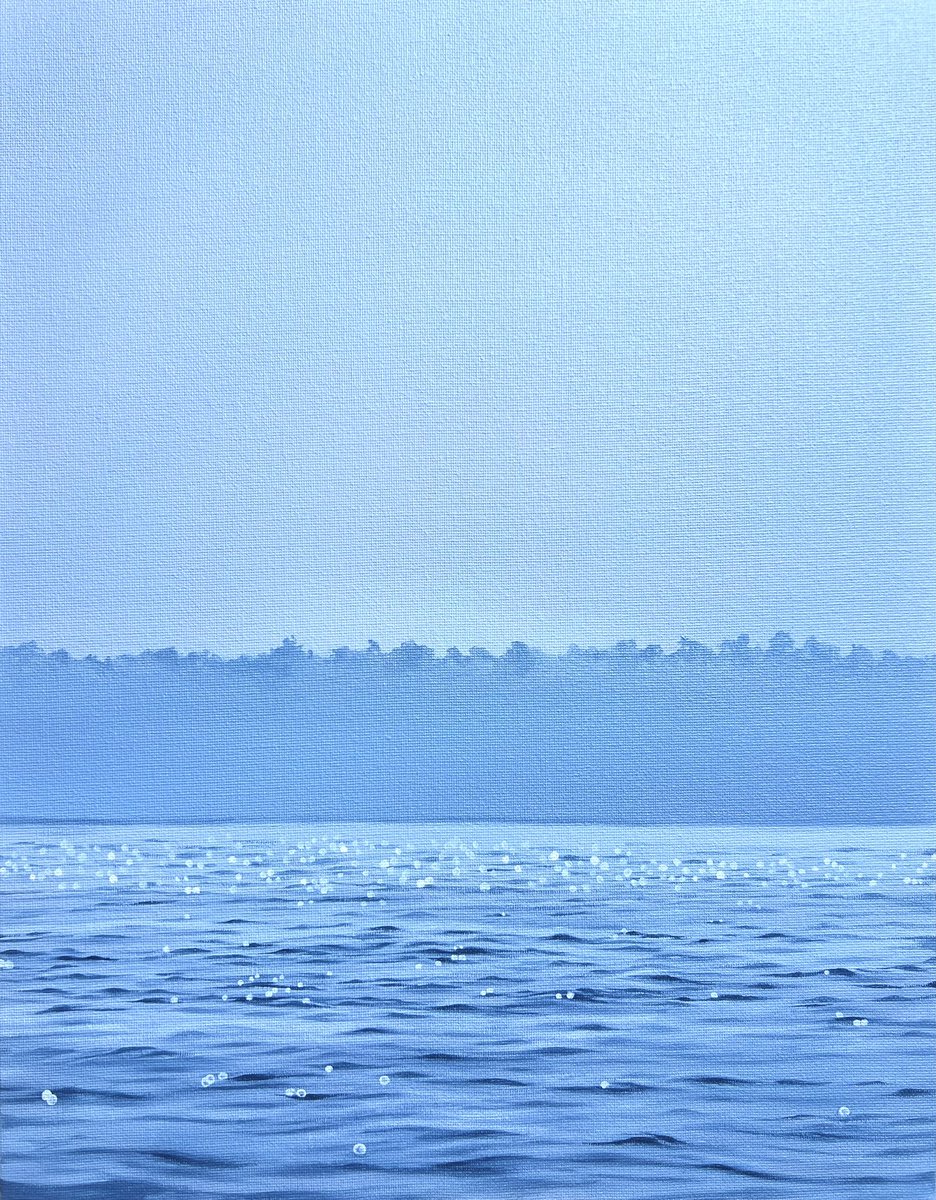 rosierowellart's tweet image. my ocean glimmer oil painting, ‘Fade Of The Tide’ - looking for a new home 🤍
#oilpainting #art #ocean #oceanart