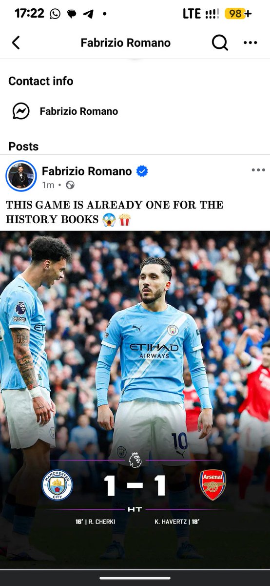 CHERKI DIDN'T EVEN FINISH THE CELEBRATION!!!

WHAT A GAME!!!

#ARSMCI