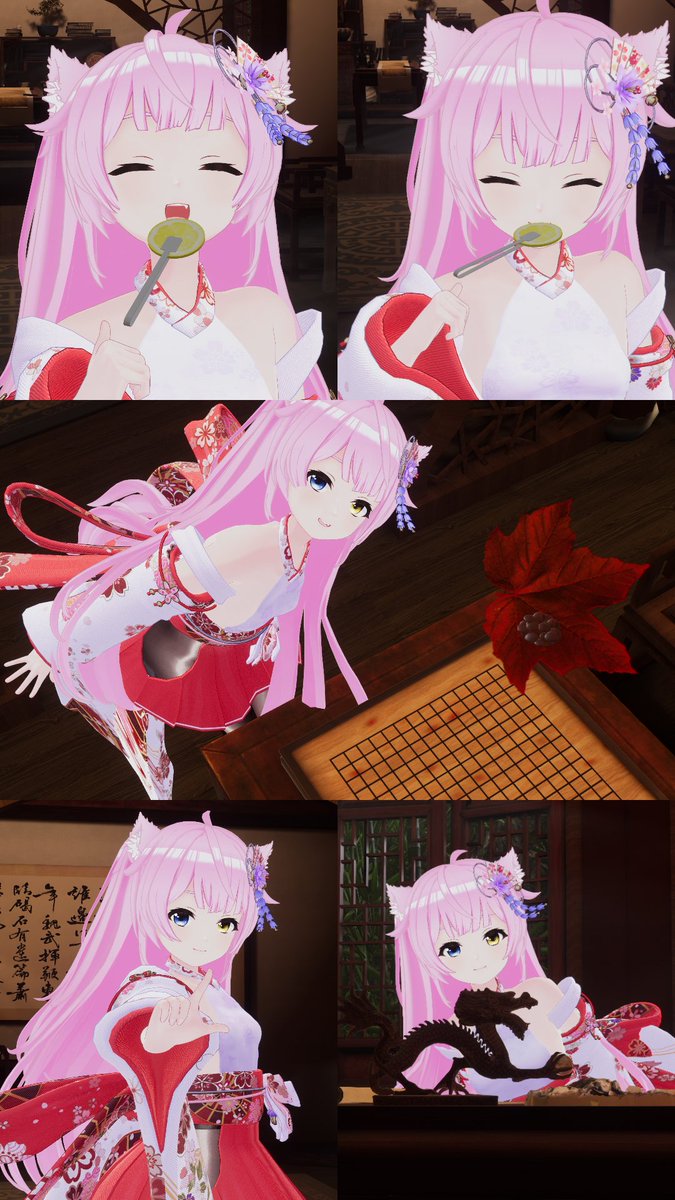 pochikann's tweet image. 中国のお屋敷を模したワールドで撮影会📷
歯ブラシやシャワーの音にASMRになってて面白い
（それぞれ複数写真付きタップ推奨）

モデル：みゃーちゃん(@vr_mya_）
ワールド：四水帰堂 ［Chinese Traditional Courtyard］
#Vtuber #LiveStreaming #VR
#VRchat #Vtuberお探しですか