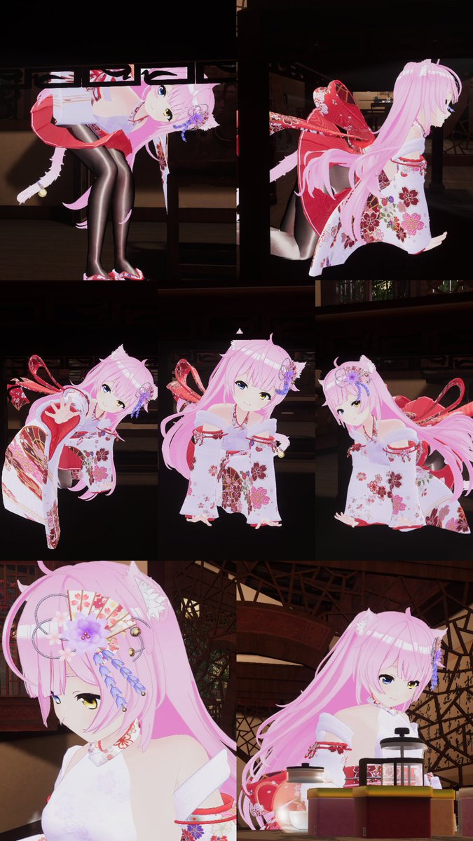 pochikann's tweet image. 中国のお屋敷を模したワールドで撮影会📷
歯ブラシやシャワーの音にASMRになってて面白い
（それぞれ複数写真付きタップ推奨）

モデル：みゃーちゃん(@vr_mya_）
ワールド：四水帰堂 ［Chinese Traditional Courtyard］
#Vtuber #LiveStreaming #VR
#VRchat #Vtuberお探しですか