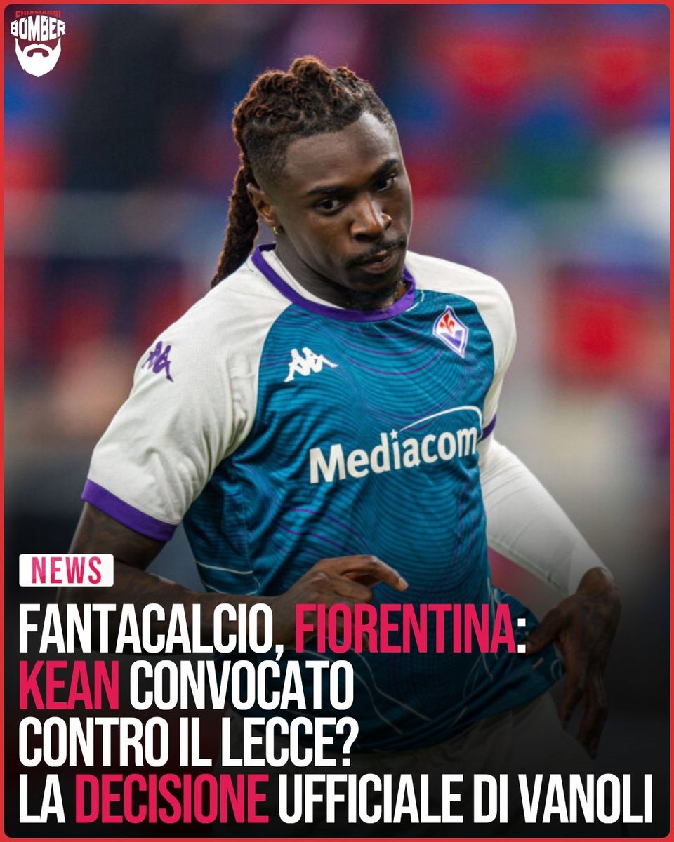 ChiamarsiBomber's tweet image. La scelta di #Vanoli su #Kean bmbr.cc/nkfzuie
#Fiorentina