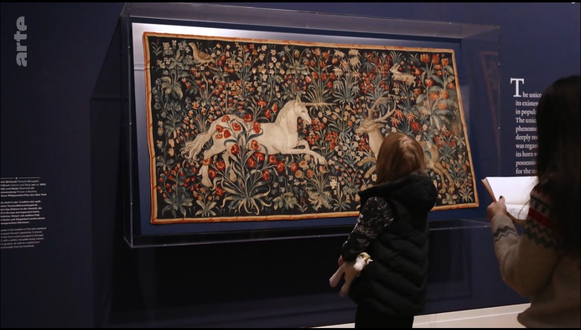 Mp97440's tweet image. En cours… 📺 #Arte
« La licorne : chef d’œuvre mythique ».
À l’occasion de l’exposition au musée Cluny à Paris, un documentaire consacré à la plus mythique et très énigmatique créature… 🦄