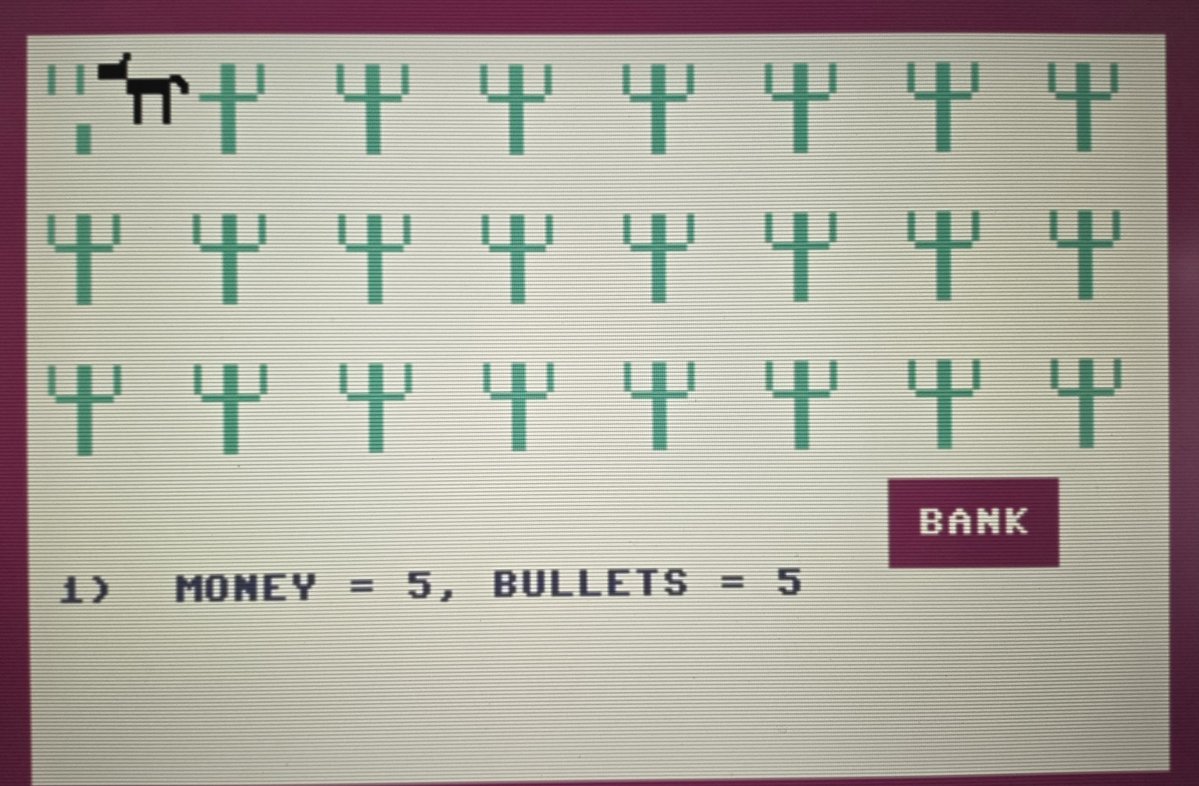 ThatC64Guy's tweet image. "Western Adventure" available now to download from Frontier BBS. Frontierbbs.co.uk Telnet Port 23. Go to downloads, c64, thatc64guy. western.prg

Having robbed a bank you need to escape with as much money as you can.

#c64 #basic #game #Programming  #free #bbs