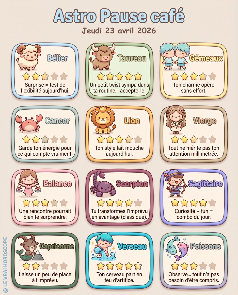 Le Vrai Horoscope tweet media