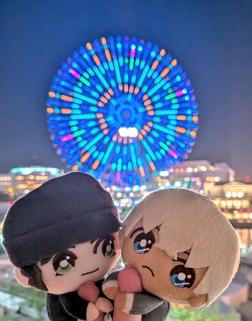 hatoyazero's tweet photo. 観覧車の特別演出、綺麗に録れたー！ https://t.co/bHhbcQFuUI