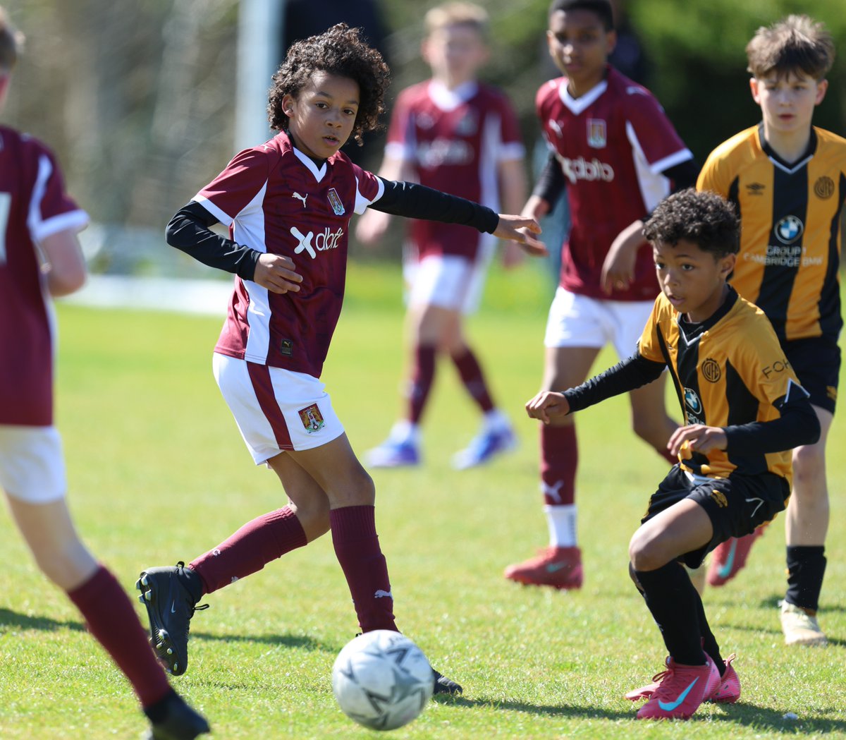 ntfc's tweet photo. ⚽️ There was also action for the @NTFC_Academy U11's today.

📸 Pete Norton

#ShoeArmy 👞 https://t.co/cg16rm8ySj