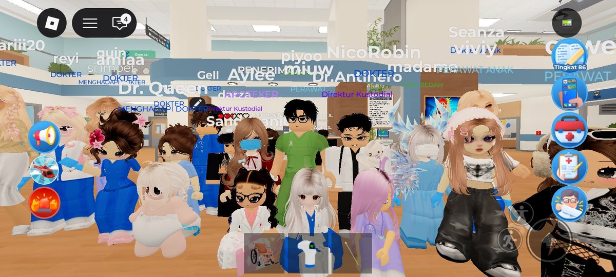 Fotbar sama para karyawan maple hospitalll