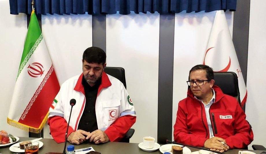 IFRC_MENA's tweet photo. From the very first moments of the outbreak of the conflict, the @Iran_RCS mobilized its nationwide network of staff, volunteers , rescuers and responders across all provinces to support affected communities,” said @Xcastel, IFRC Under Secretary General for National Society Development and Operations Coordination at the @ifrc  

He added during his visit to Iran that the @ifrc stands in full support of the @Iran_RCS as a trusted member, recognizing the scale, coordination, and commitment of its nationwide humanitarian response.