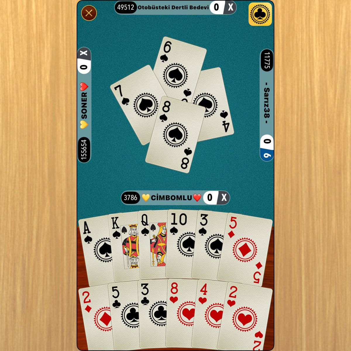 ferdikolik07's tweet photo. Çay demlensin, Batak zamanı! ☕ Kim var bizim masada? @adikusgames ♠️♥️♣️♦️ #BatakKeyfi https://t.co/wbdEYLntiH https://t.co/swvp5ozpjw