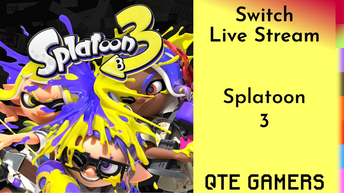 qtegamers's tweet photo. For Sunday's #LiveStream on #YouTube i played #Splatoon3 on #Switch. it started with some #SalmonRun, then #TurfWar and then back to #SalmonRun with chat. I also played Anarchy with chat. it was nice, new people came, played, and chatted.
https://t.co/5eVZ64WUlq https://t.co/adwSyRNEgG