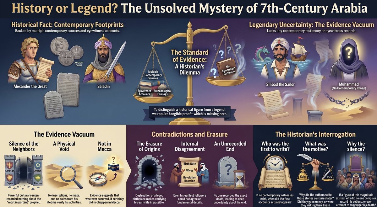 Pregaria's tweet image. 10/10 This is not #hatespeech, we respect #muslims. Just please consider the evidence. We have been told about #Muhammad many things, but they were written very late, and we have zero evidence from eye-witnesses... Compare with #Jesus!