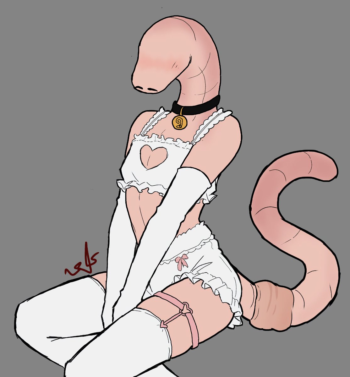 AltRedstonee's tweet photo. Would you still love me if I was a worm? #art #digitalart #ocart https://t.co/1ATZbfl1Zr