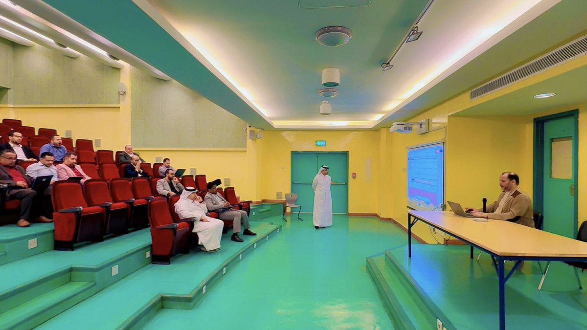 AlmisnadE's tweet photo. بحضور مدير المدرسة أ/ جاسم جمعة المريخي، وكافة أعضاء الهيئة التدريسية، قدم منسق المشاريع الإلكترونية أ/ ياسر عبدالرحمن ورشة عمل حول آلية تطبيق الاختبارات الإلكترونية عبر "نظام قطر للتعليم" لمنتصف الفصل الثاني 2025-2026 لضمان دقة التنفيذ وتوفير أفضل بيئة تقييم لطلابنا. https://t.co/ZuZVOu3218