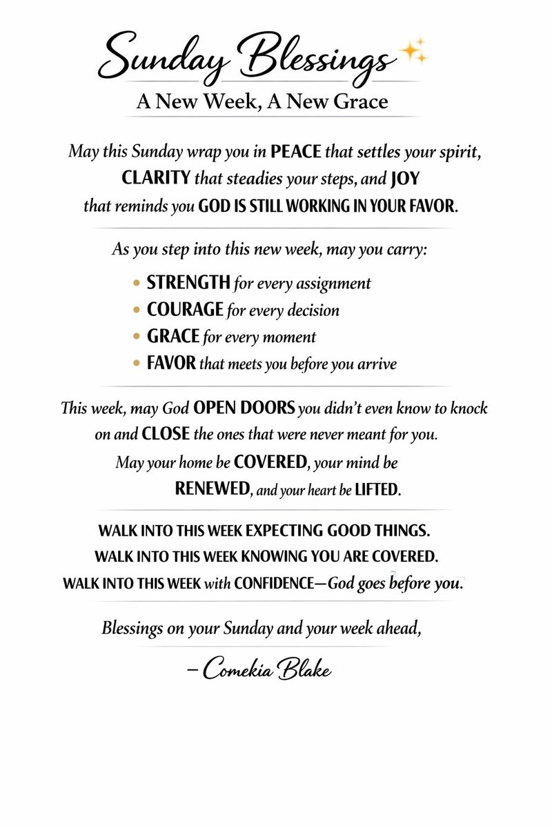 Comekia2015's tweet image. #SundayBlessings #overflow #newweek #moregrace #comekiablakeinspirations