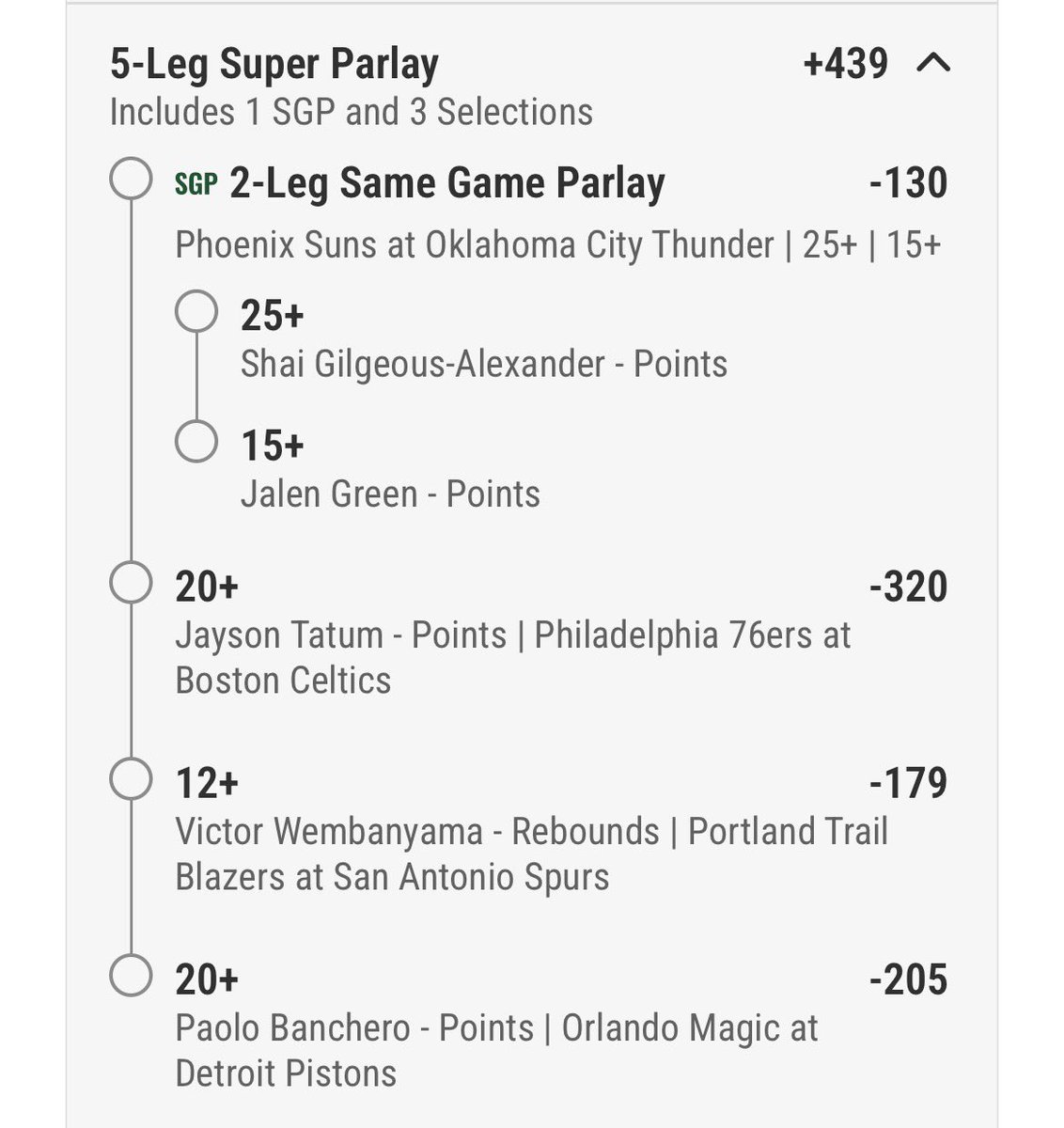 adamsteffen3's tweet image. Let’s do a smaller one for NBA today too. Let’s have a day! #NBA #NBAPlayoffs #Parlay #SportsBetting