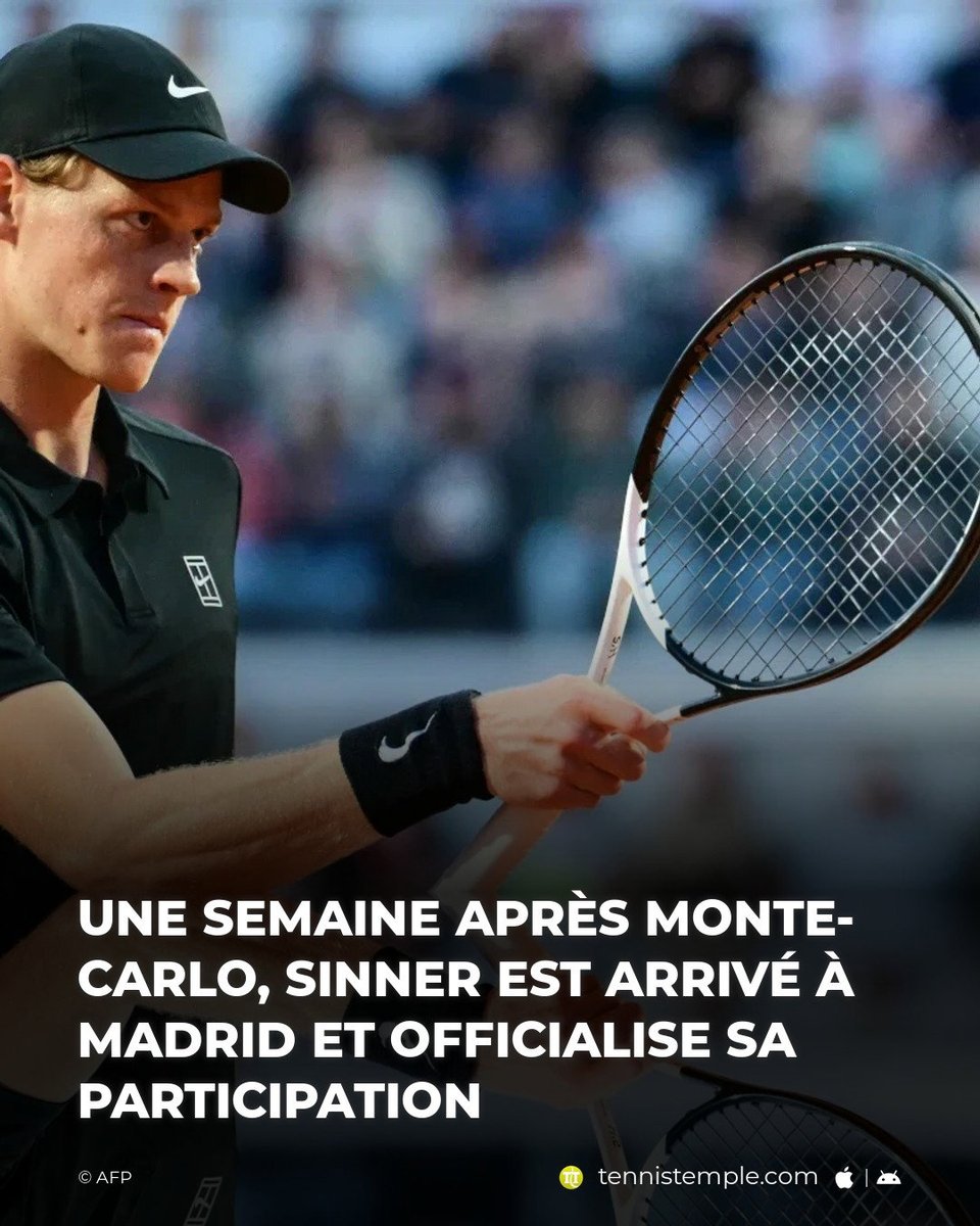 tennistemple's tweet image. Jannik Sinner est déjà de retour sur le court à Madrid. Après quelques jours de repos, le n°1 mondial lance sa préparation pour un tournoi où il peut écrire une page d’histoire et confirmer son statut de patron du circ… #ATPMasters1000 #Madrid #Sinner

🎾 w.tennistemple.com/m1o6N