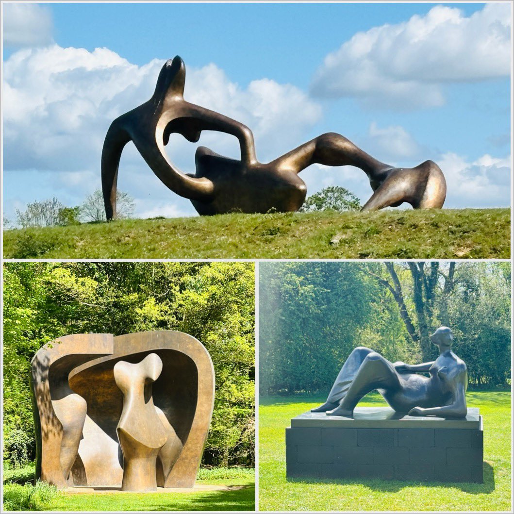 Cara_Farran's tweet photo. Marvellous 16-mile hike from #Roydon to #BishopsStortford, popping in to visit the #HenryMooreStudios to see his superb statues 😌💁🏼♀️🥾 https://t.co/ZMMN6T3JOn