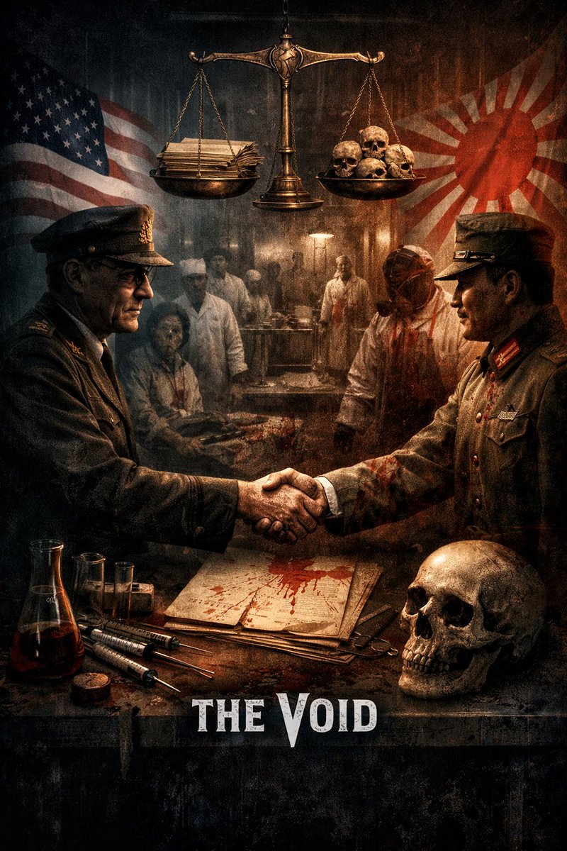 VOID7788's tweet image. The Butcher Shop 🧪

💀 Some monsters wear lab coats, not masks. 🥼🩸

​Unit 731: A secret WWII lab where humans were treated as "Logs" (Maruta). No anesthesia. No mercy. Just live experiments that would make the devil blush. 👁️🚫

​#Unit731 #TheVoid #TrueHorror
