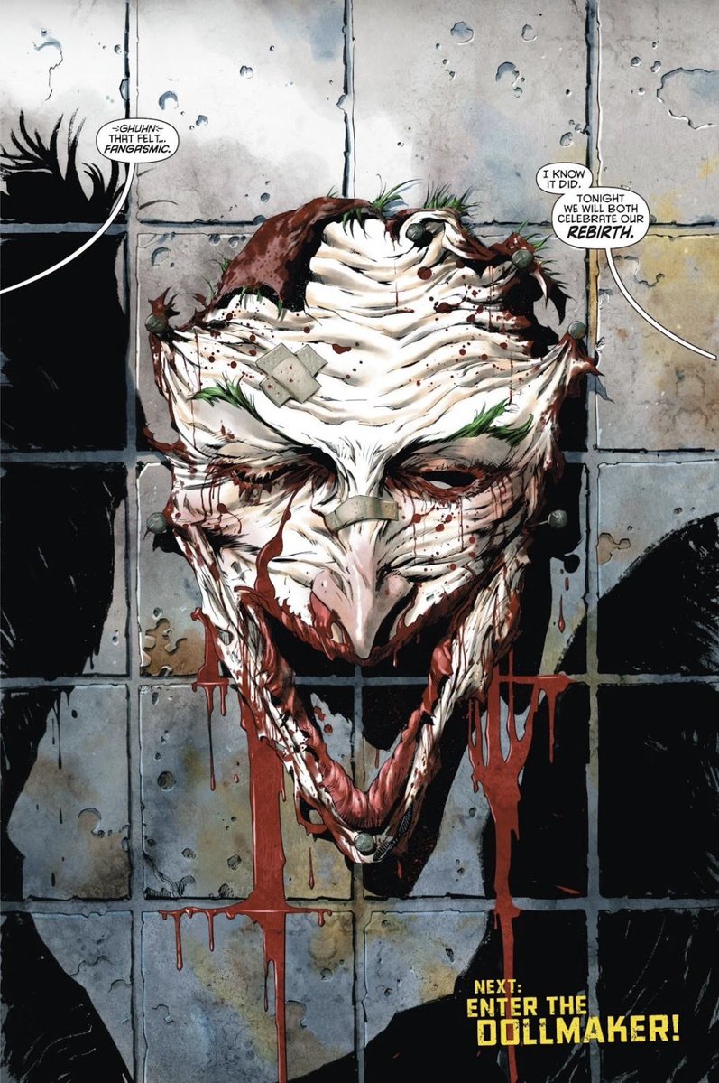 I forget the joker face thing wasn’t a Scott Snyder original